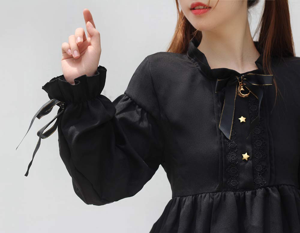 Japanese Gothic Lolita Dress Black 3