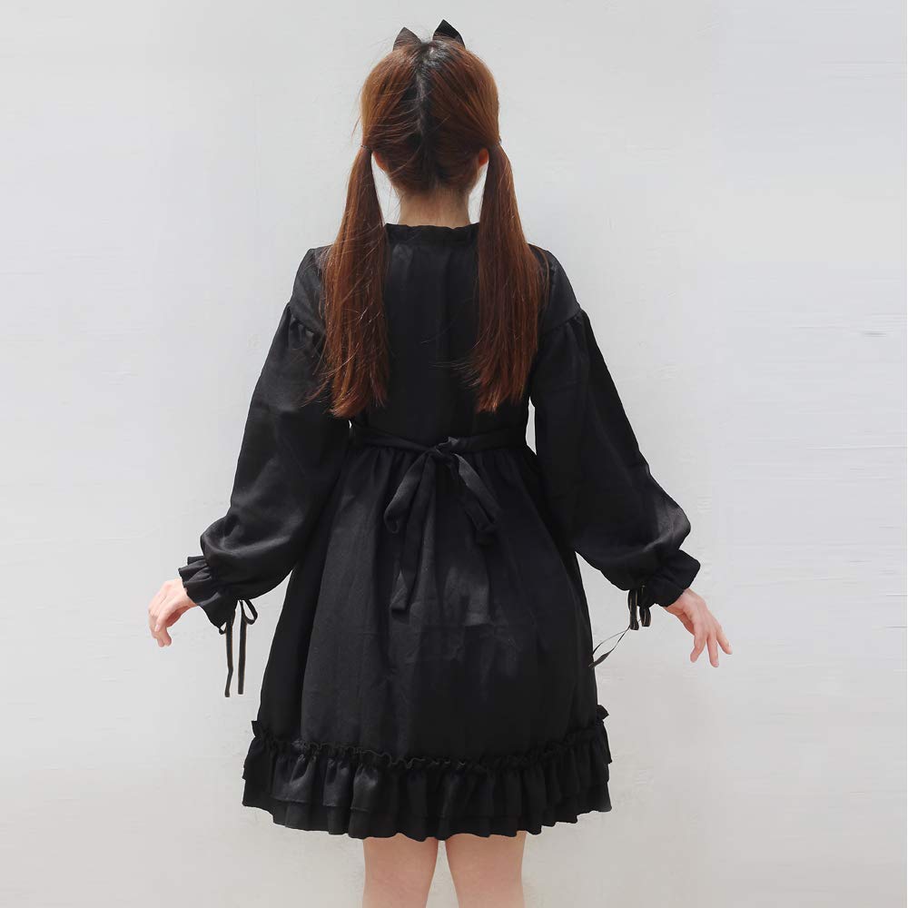 Japanese Gothic Lolita Dress Black 1