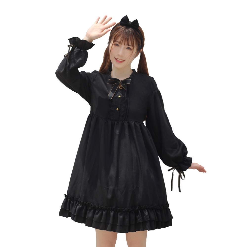 Japanese Gothic Lolita Dress Black
