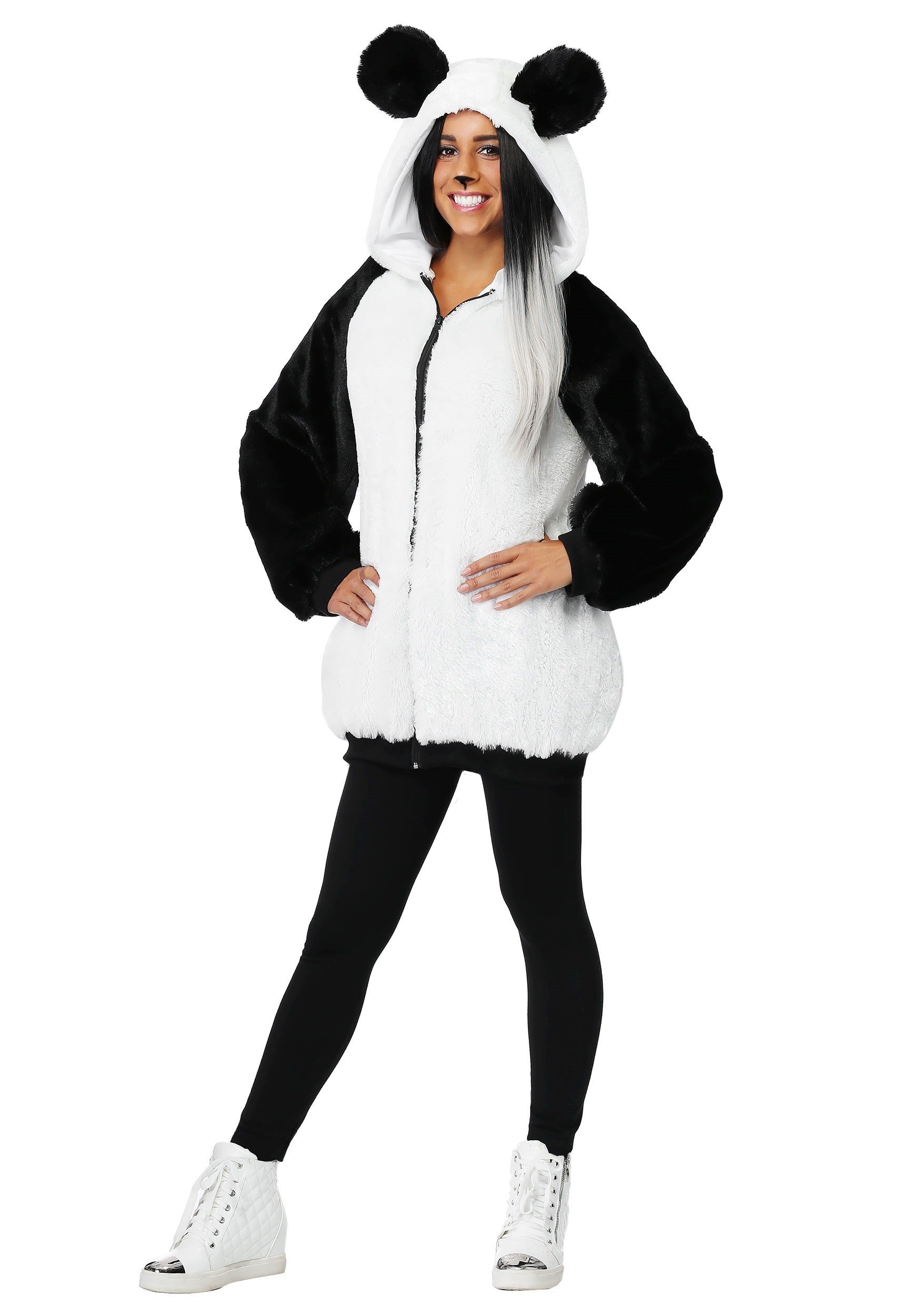 Panda Hoodie Costume for Women