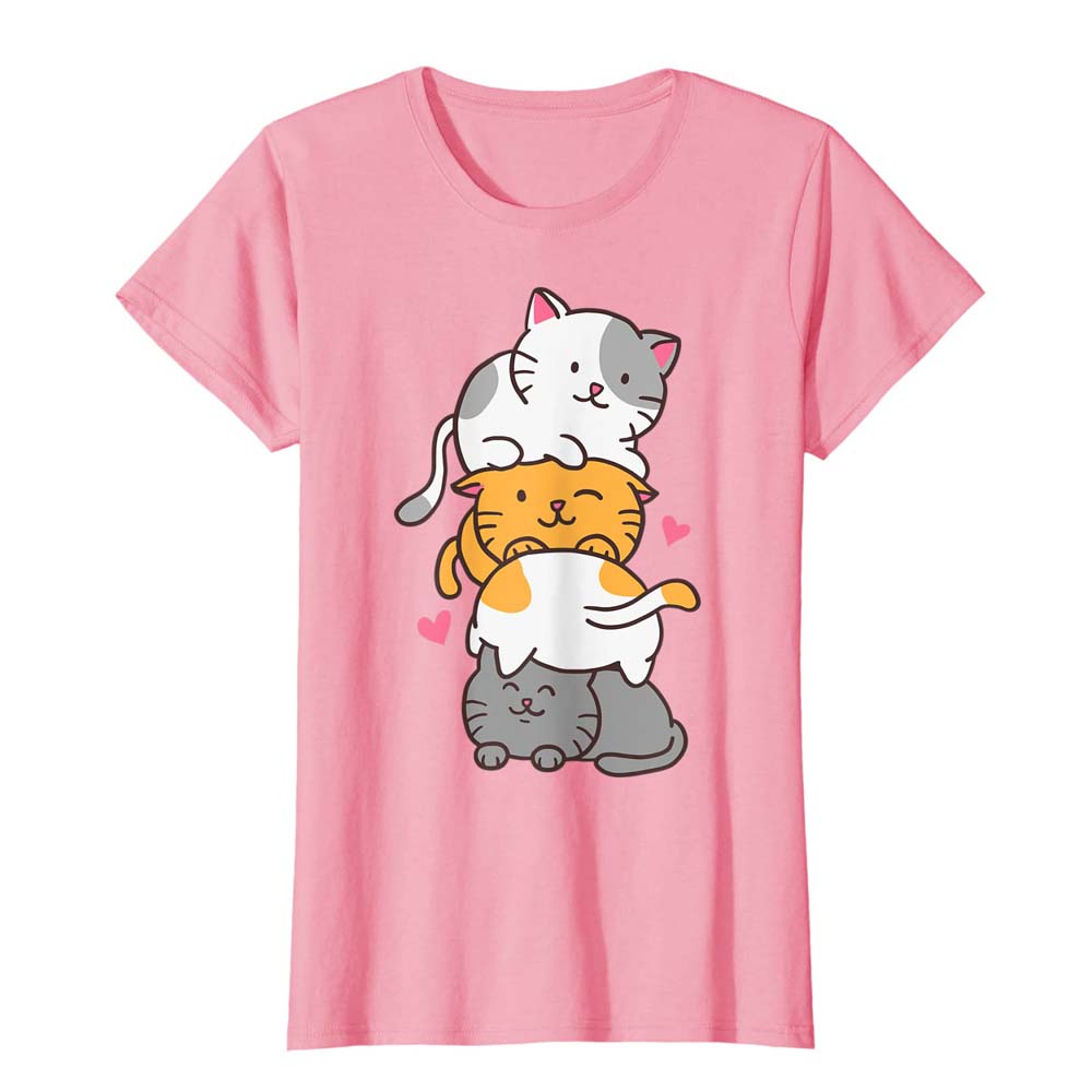 Anime Kawaii Cats T Shirt