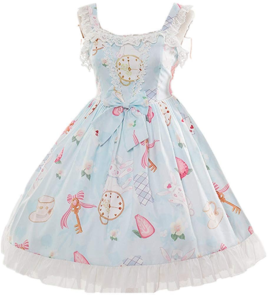 Kawaii Rabbit Sleeveless Chiffon Lace JSK Princess Dress 2