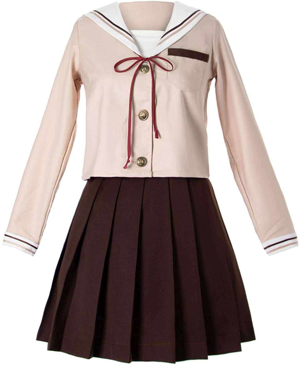 JK Uniform Brown Pleated Skirt 2
