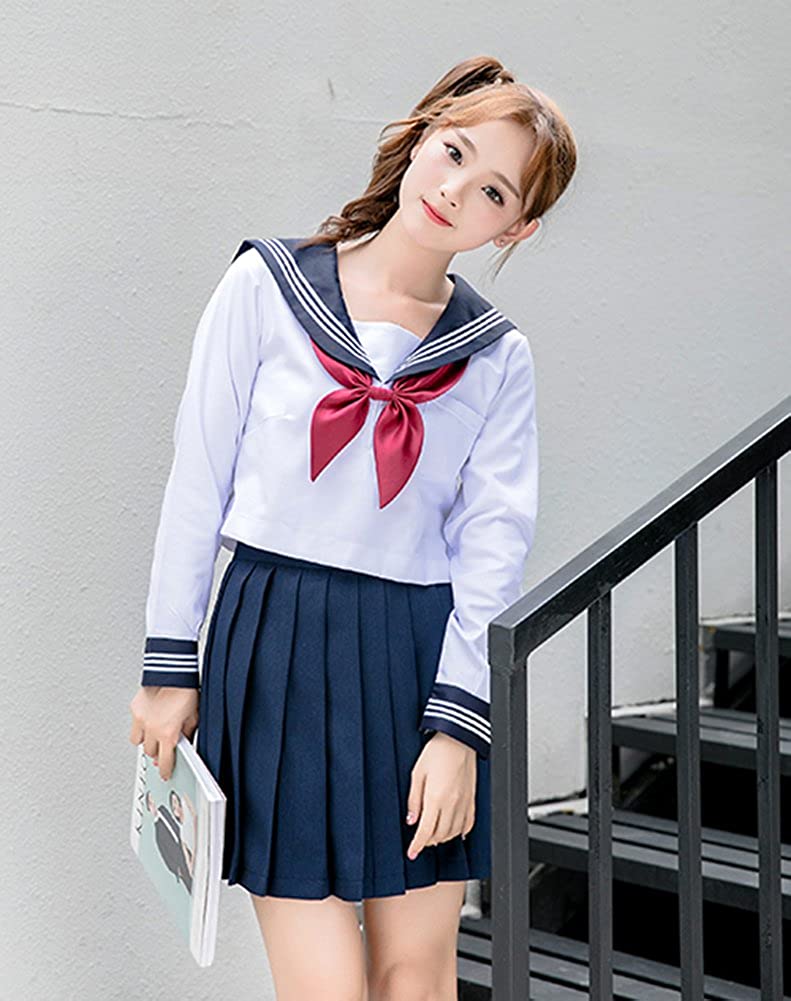 Japanese School Girl Uniform Anime Sailor Suit 1