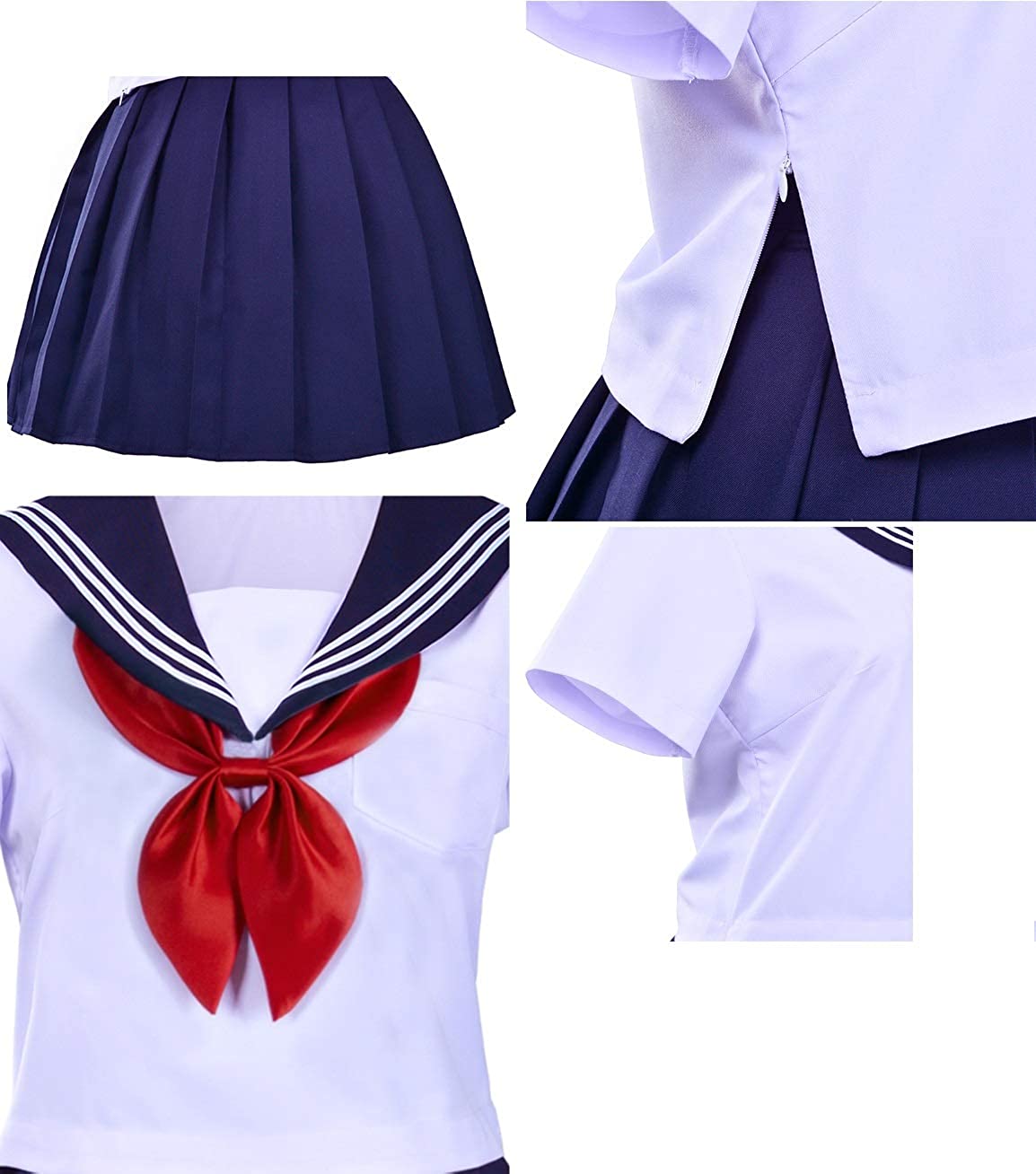 Japanese School Girls Uniform Sailor Navy Blue 2