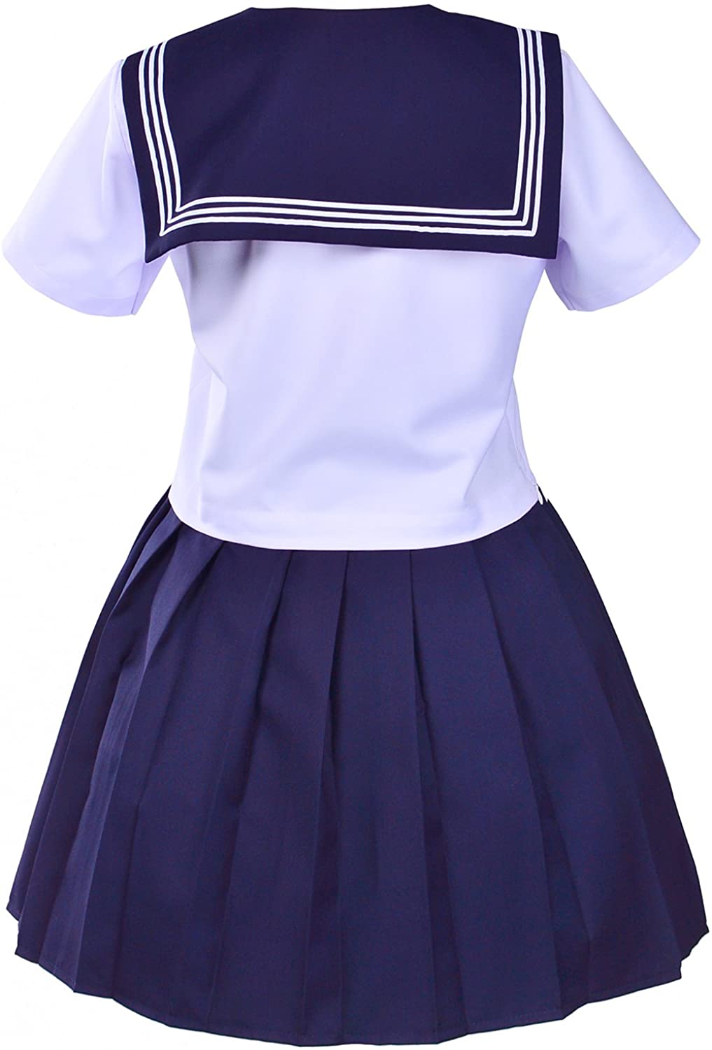 Japanese School Girls Uniform Sailor Navy Blue 3