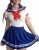 Snap Crotch Romper Onesie Skirt Set Sailorblue